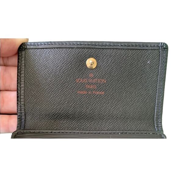 Louis Vuitton Vintage Black Epi Bi Folding Wallet - Picture 3 of 8